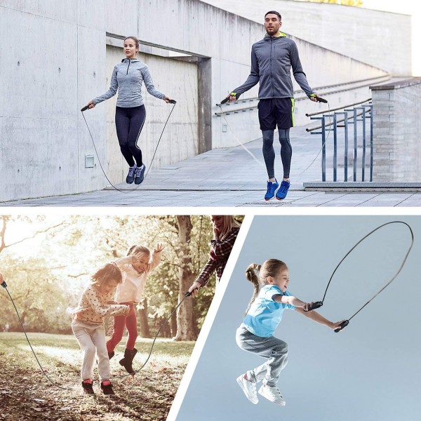 Corde à Sauter, Blukar Speed Jump Rope Réglable pour Enfant & Adulte