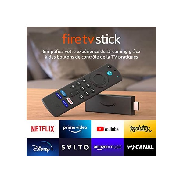 Fire TV Stick : -38% avec la télécommande vocale Alexa chez