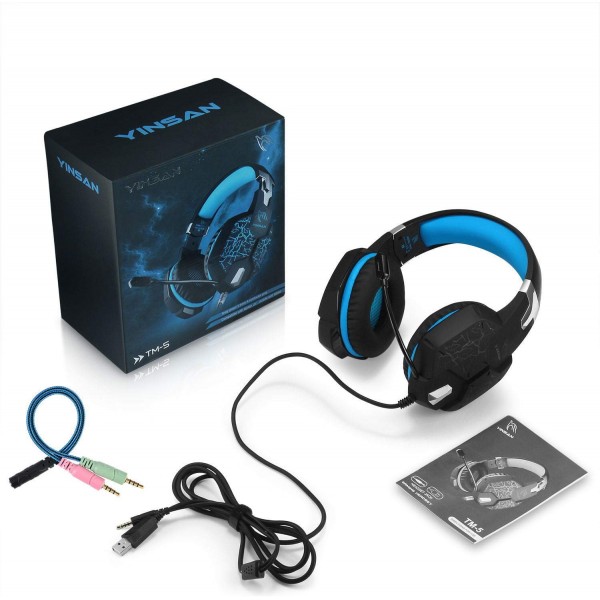 Casque Gaming PS4, YINSAN Casque Gamer pour Xbox One avec Micro